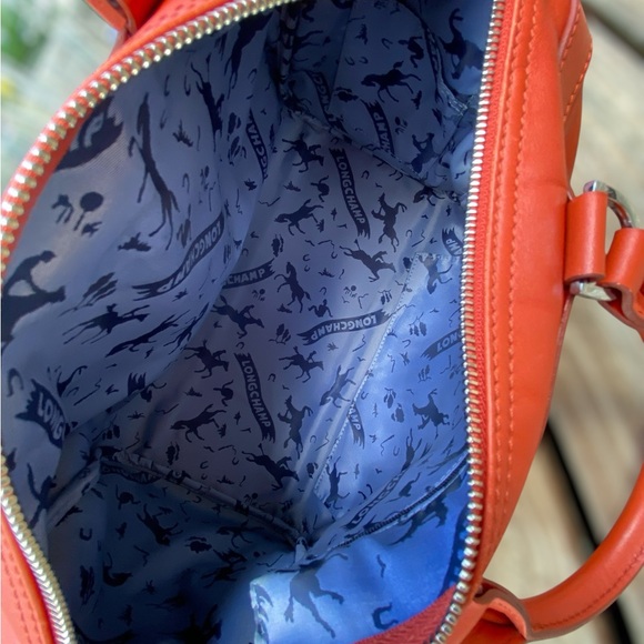 Longchamp Orange Boston Bag - Picture 9 of 11